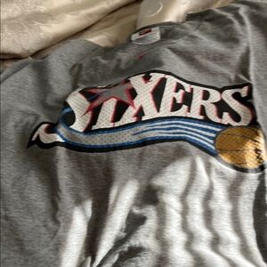 Nike Allen Iverson Gray Sixers Graphic Tee NEW. Never worn